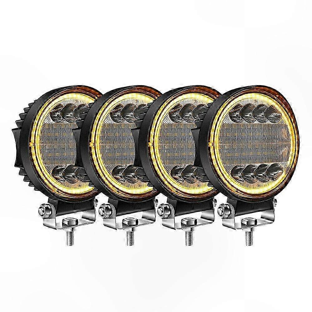 Amber Spot Combo LED Work Light Pods for Off-Road SUV Lighting Ambiance Enhancement Solution
