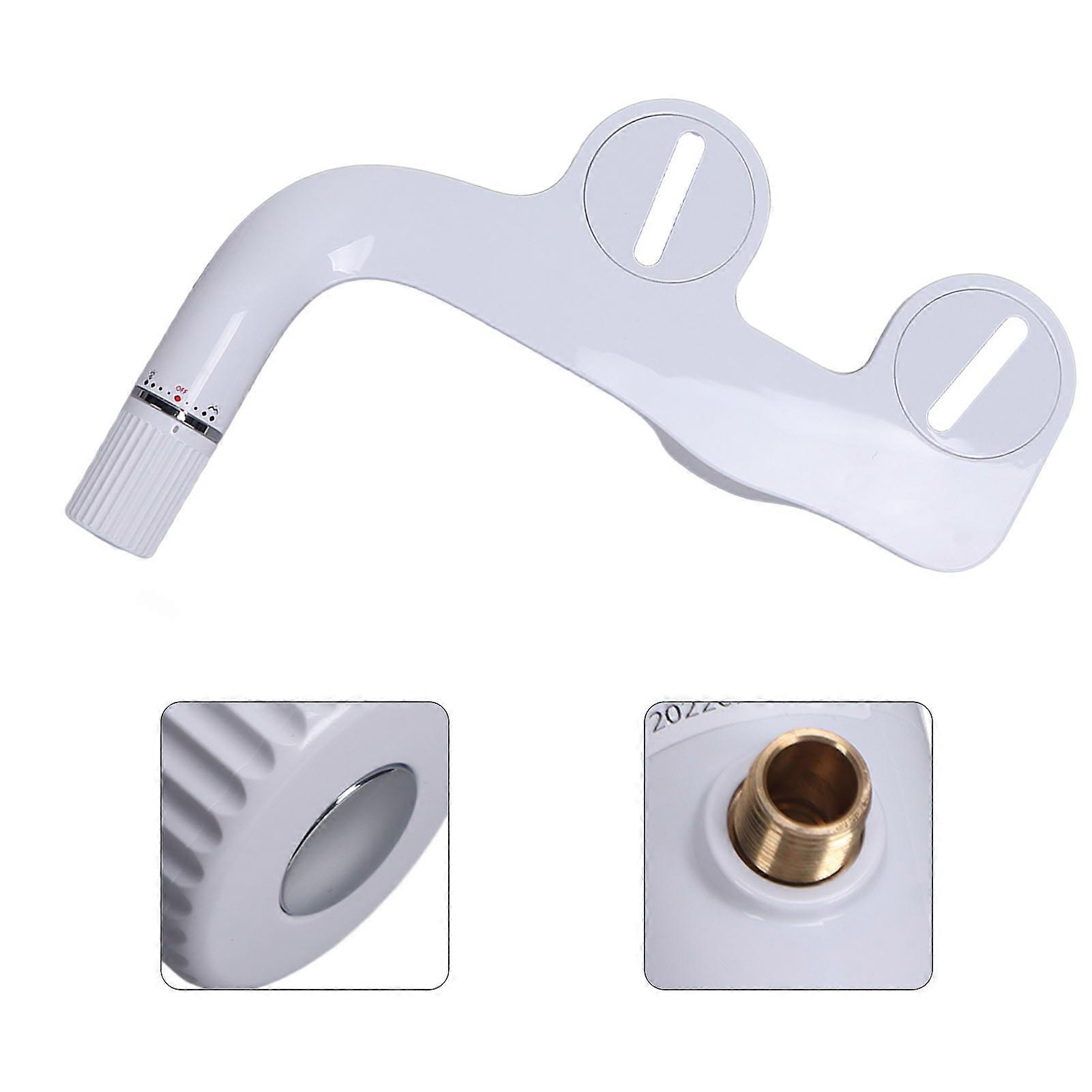 G1/2 ABS Dual Nozzle Toilet Bidet Attachment Set, 75cm Hose