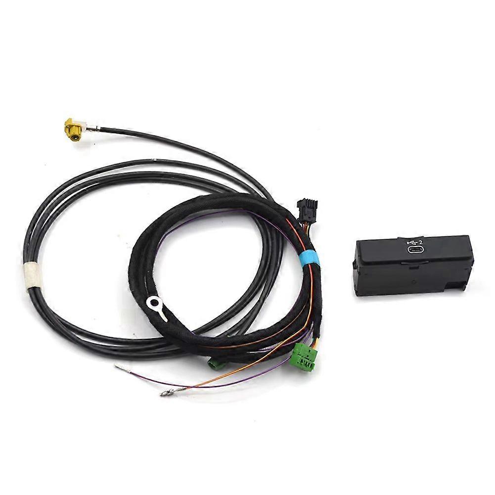 For A4 S4 A5 S5 Q5 2016-2024 MIB3 6pin USB C Type C Link Phone Port 8W0 035 708 A 8W0035708A