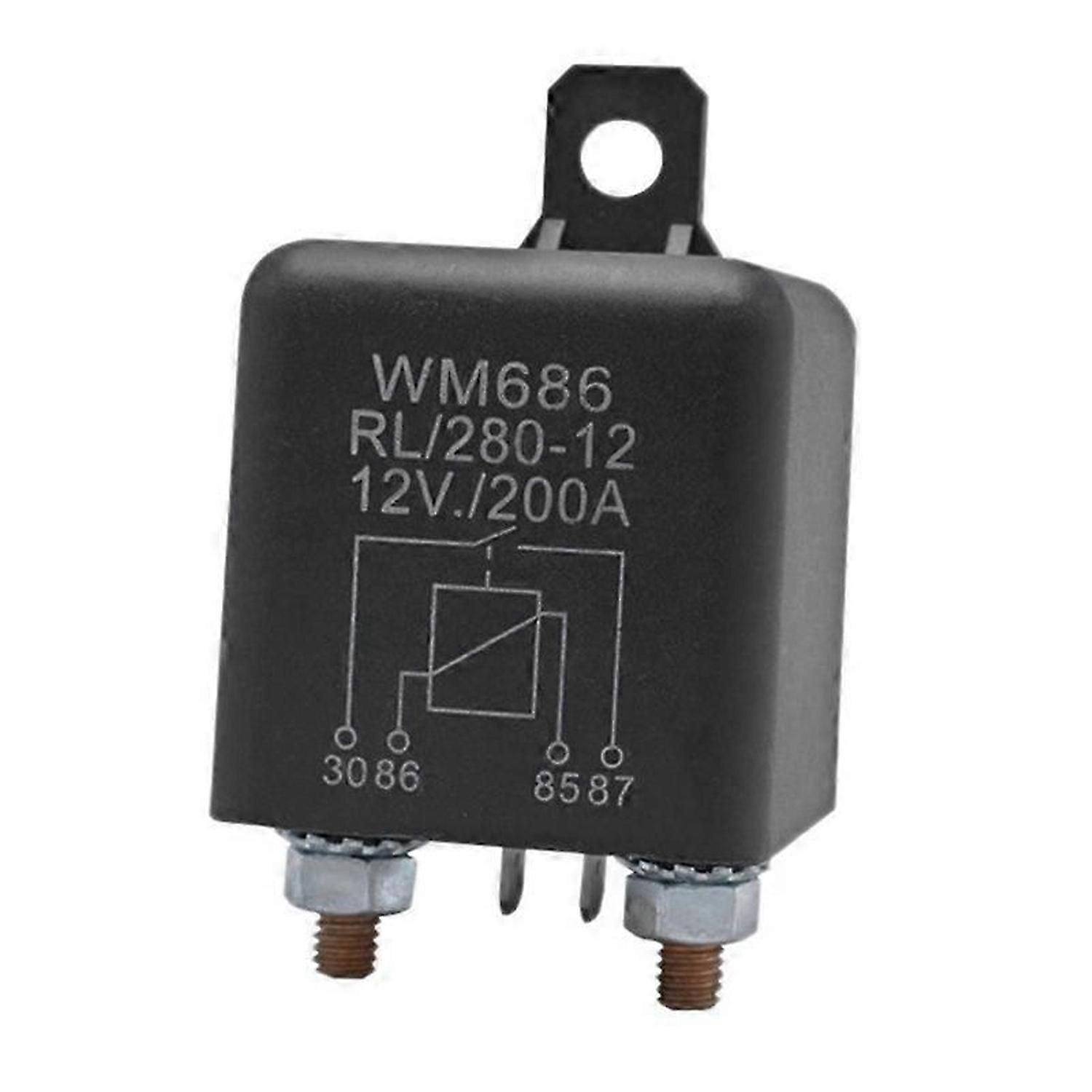 Battery Isolator Relay 4-Pin WM686 Start Relay Car Relay RL/280 200A