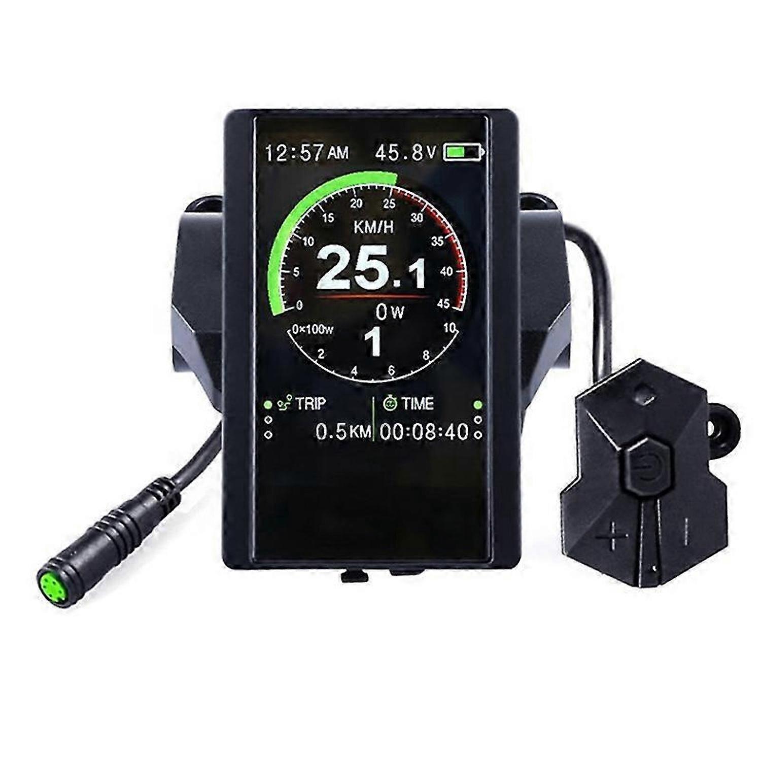 Colorful Screen Display P850C Speedometer for Electric Bicycle