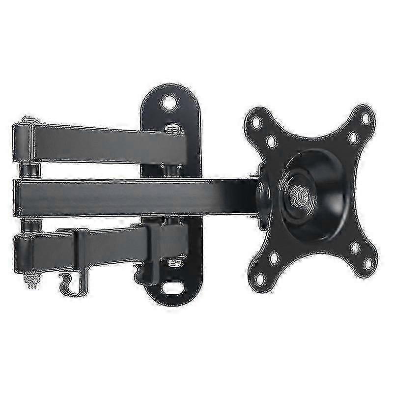 Anti-Shake Aluminum TV Wall Mount Bracket for Motorhome/Caravan - 15"-32" LCD/LED (100x100 VESA, 7kg Max, Black)
