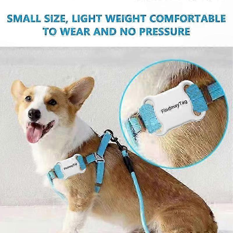 Global Real-Time GPS Tracker for Pets, Anti-Loss Collar with Waterproof Design, Compatible with Findmytag App for Cats and Dogs