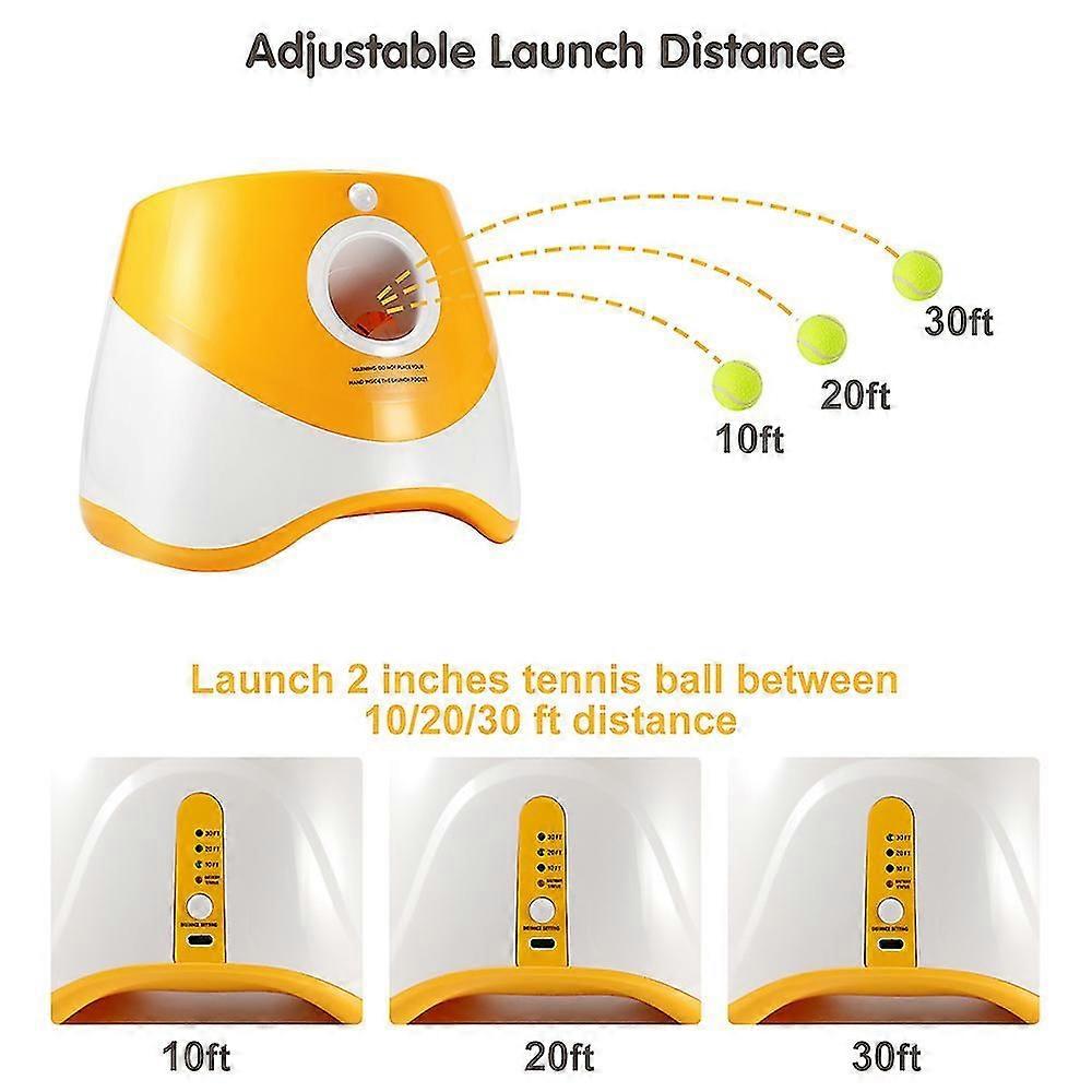 Dog Automatic Ball Launcher with 3/6/9 Balls Durable Ball Throwing Machine for Small Medium Dog