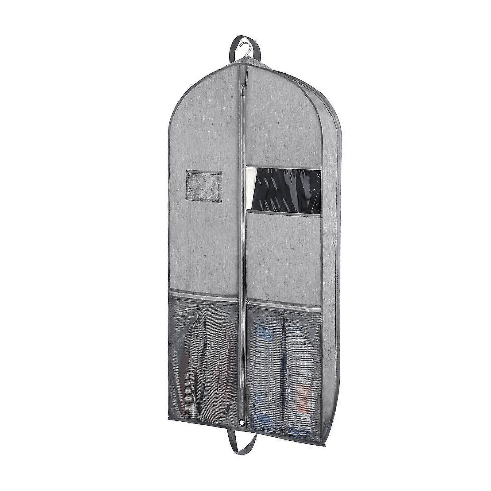 43" Expandable Garment Bag - Breathable 3D Mesh & Triple Zipper Closure 2025