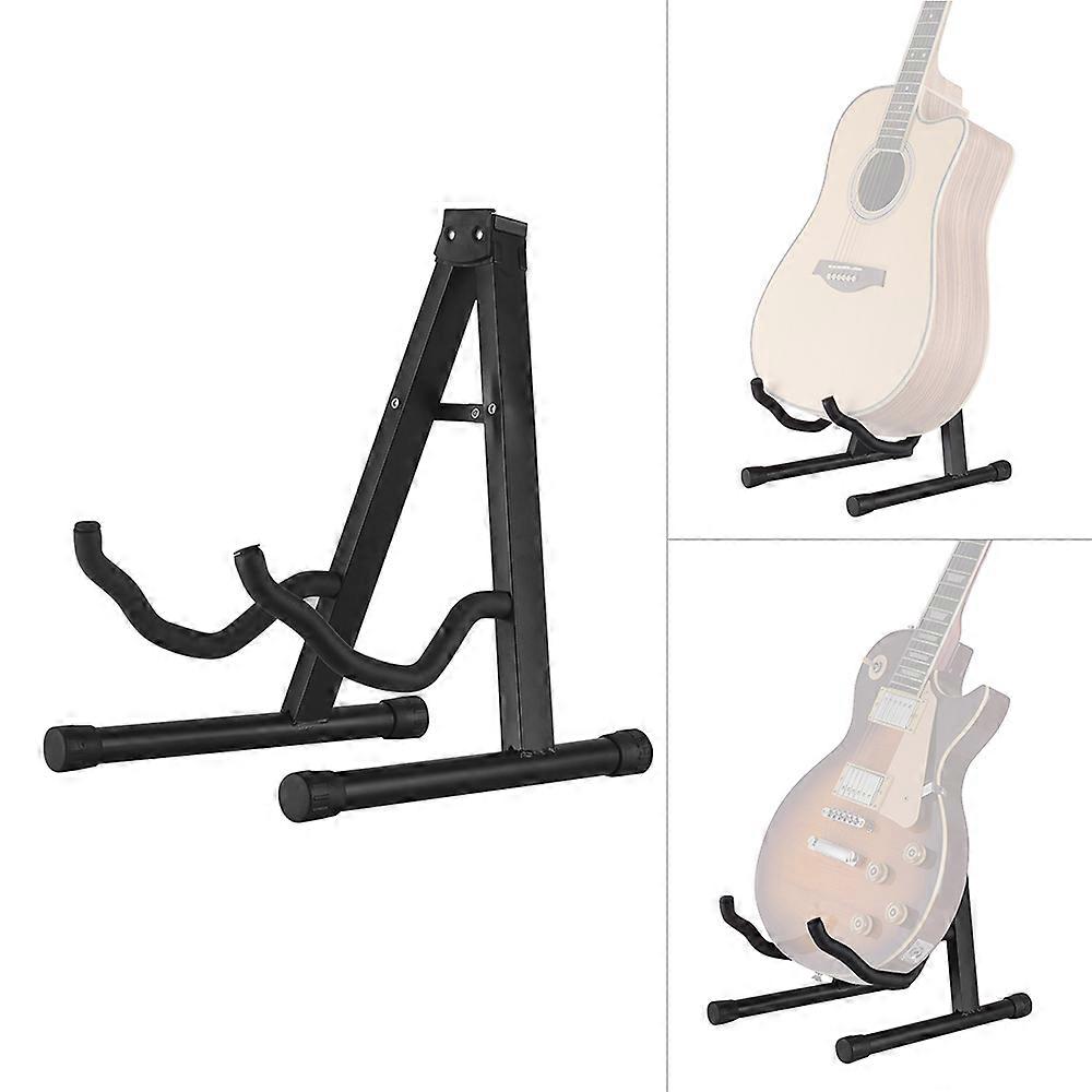 Universal Foldable A-Frame Guitar Stand 28.5x30.5x37cm Black