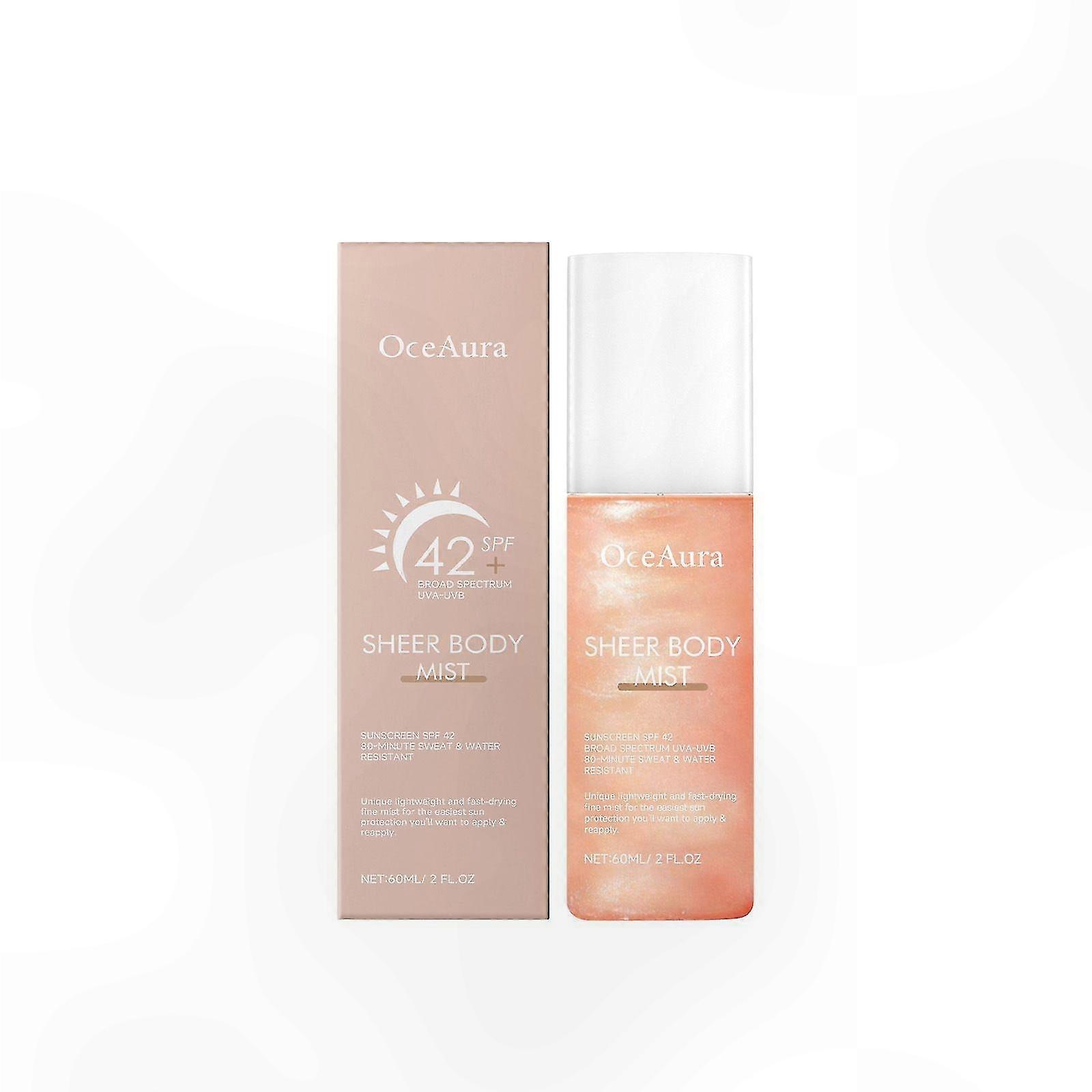 UV Shield SPF 42 Spray for Face and Body with Hydrating Brightener 60ml