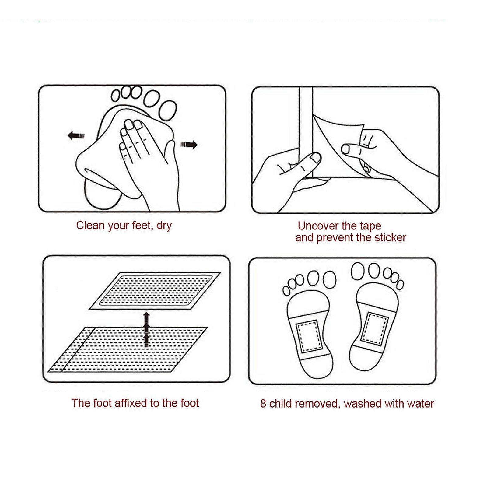 Bamboo vinegar foot patch with tape