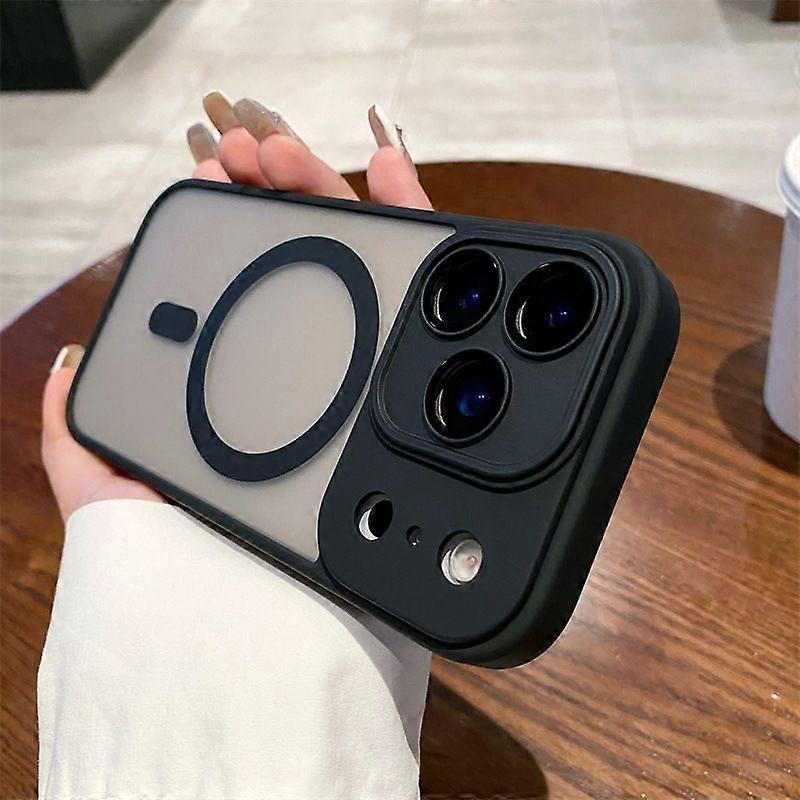 Suitable for iPhone 17 series MagSafe iPhone phone case cute soft matte skin-feel magnetic phone case