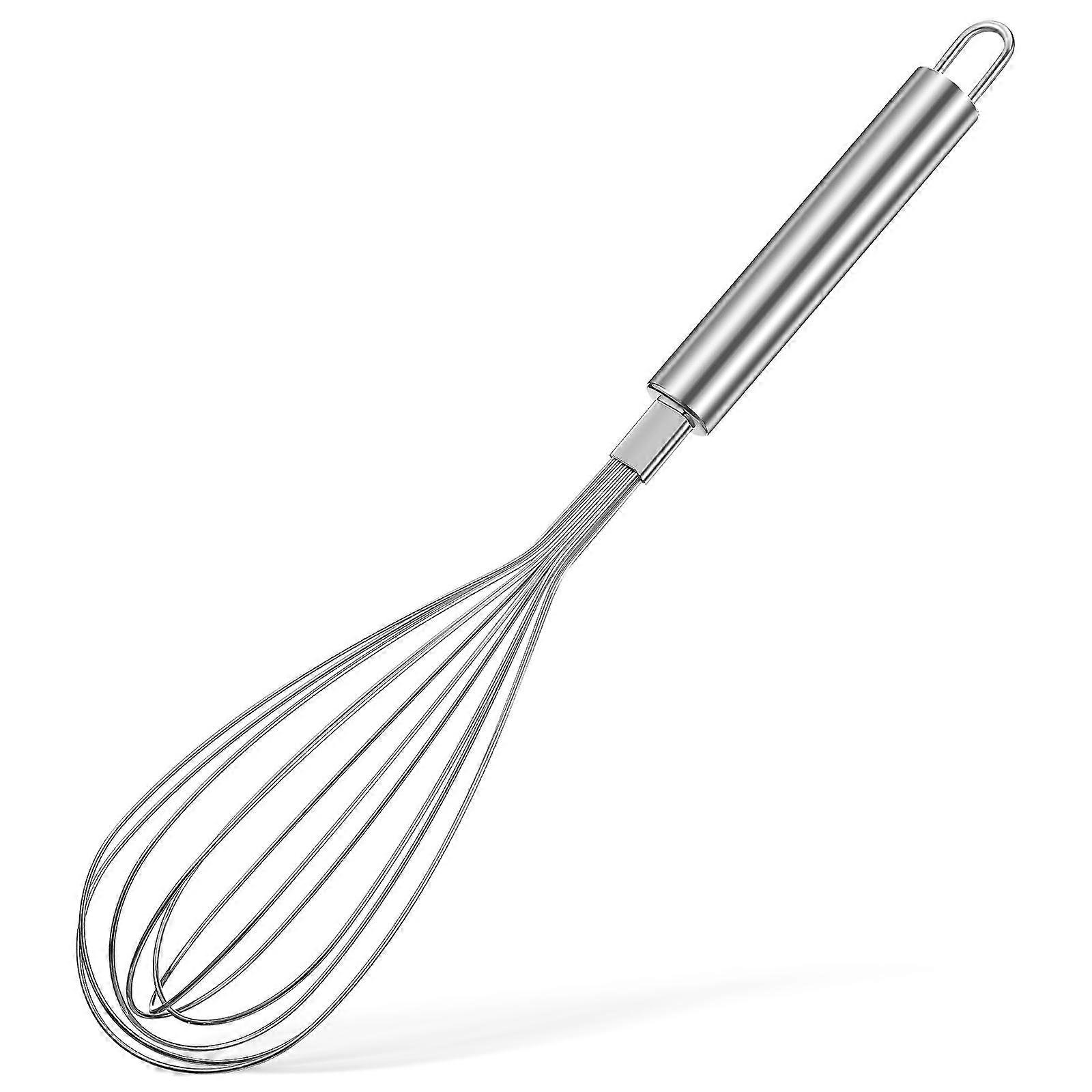 Stainless Steel Whisk Wire Whisk for Cooking 4Pcs Manual Kitchen Whisks