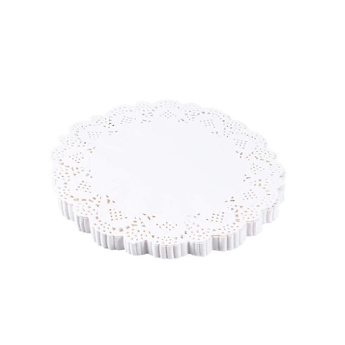 Paper Doilies Lace Decorative Placemats for Decoration 140Pcs White