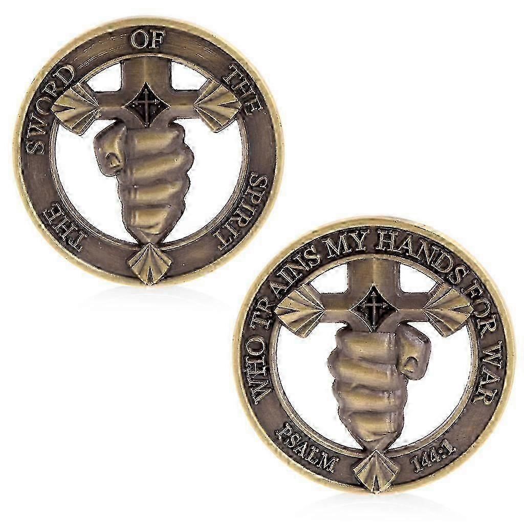 Sword Of The Spirit Commemorative Challenge Coin Collection Souvenir Token Gift