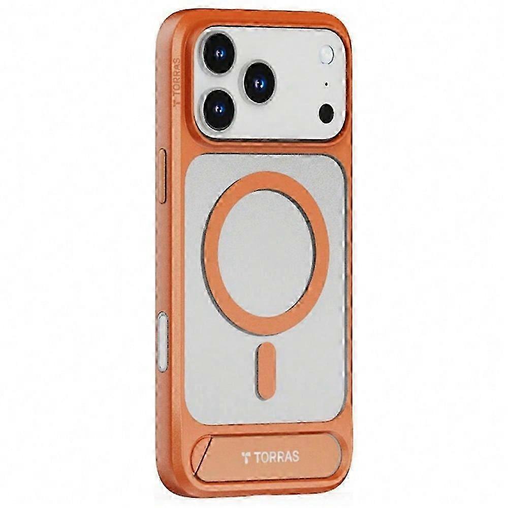 TORRAS Compatible For iPhone 17 Pro Max Case Kickstand TPU + PC Phone Cover Compatible with MagSafe