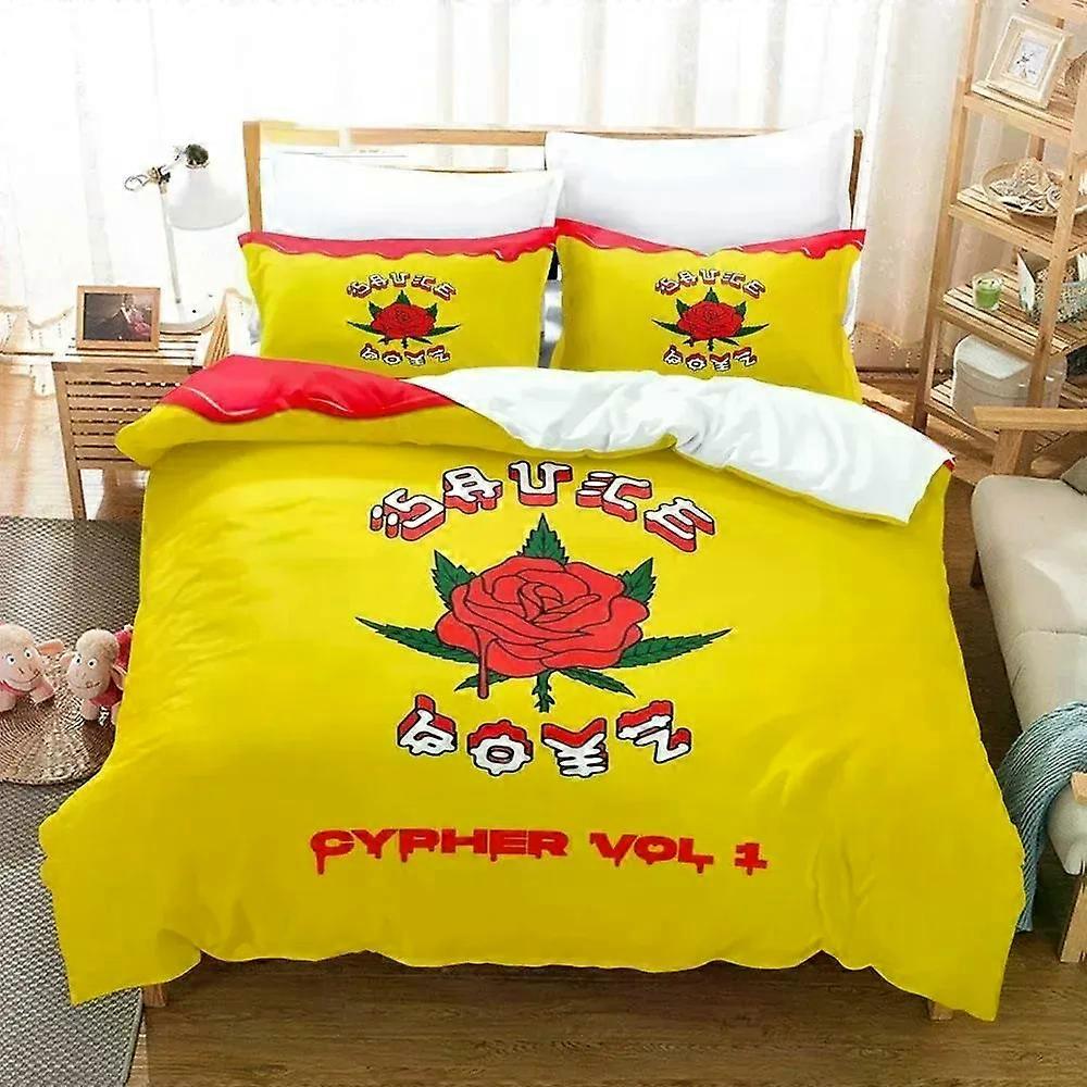 PIN2703 Eladio Zestaw pościeli Carrion Pojedynczy Twin Full Queen King Size Zestaw pościeli Aldult Zestawy poszewek na kołdry do sypialni dziecięcej Prześcieradło z nadrukiem 3D