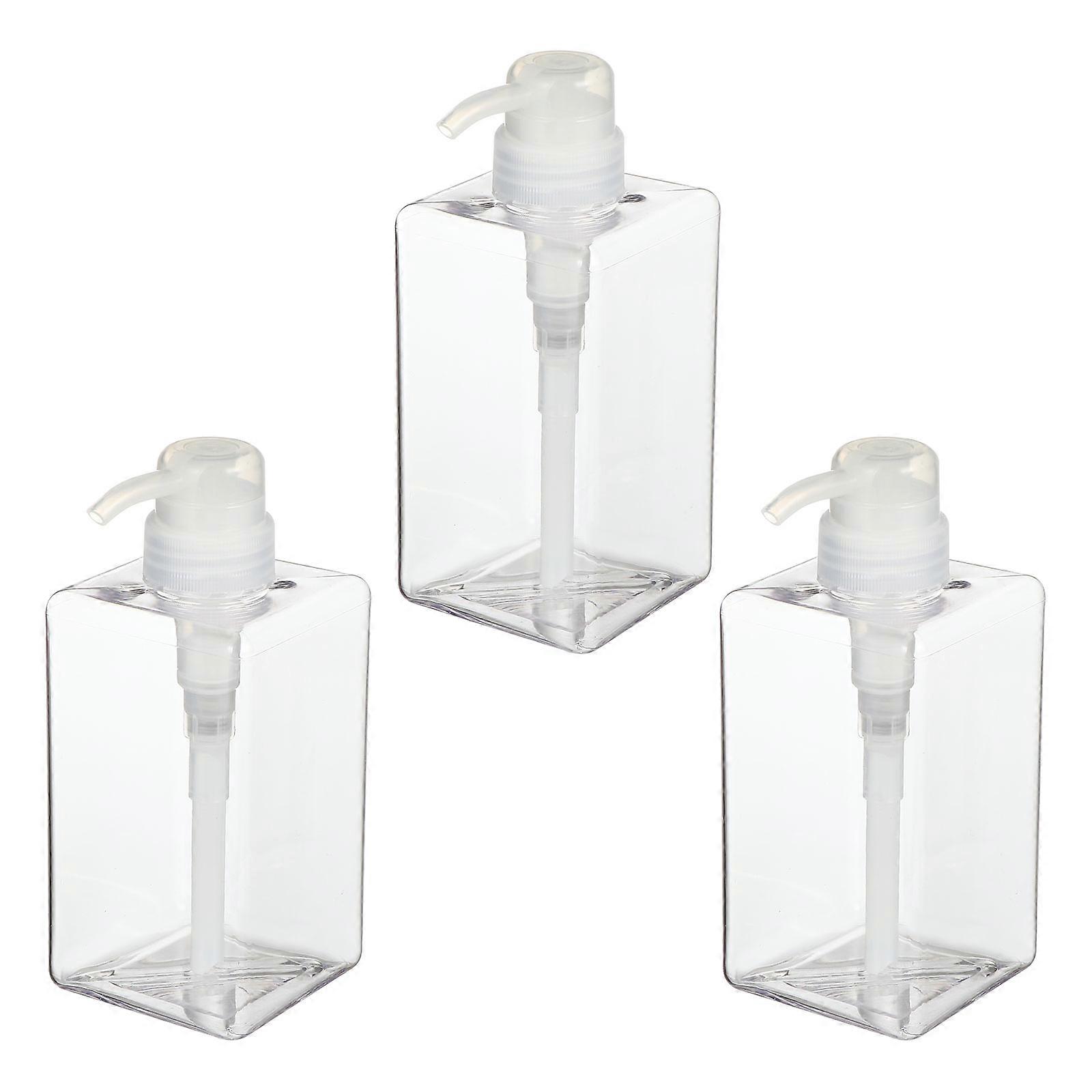 Lotion Bottle Petg Dispenser for Storage 6Pcs 450ml Refillable Bottles