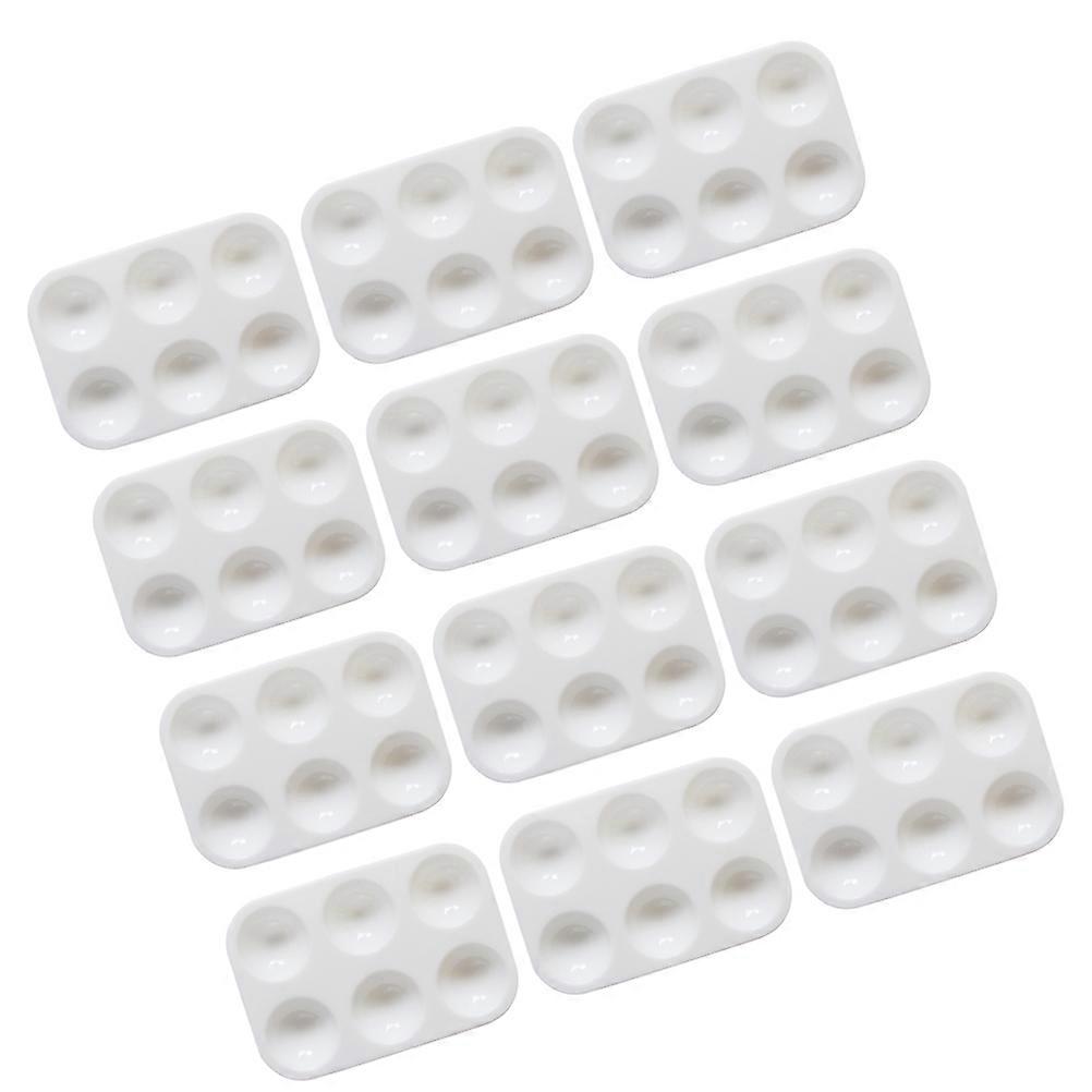 Painting Plastic Palette Painting Palette for Drawing Use 20Pcs Tray