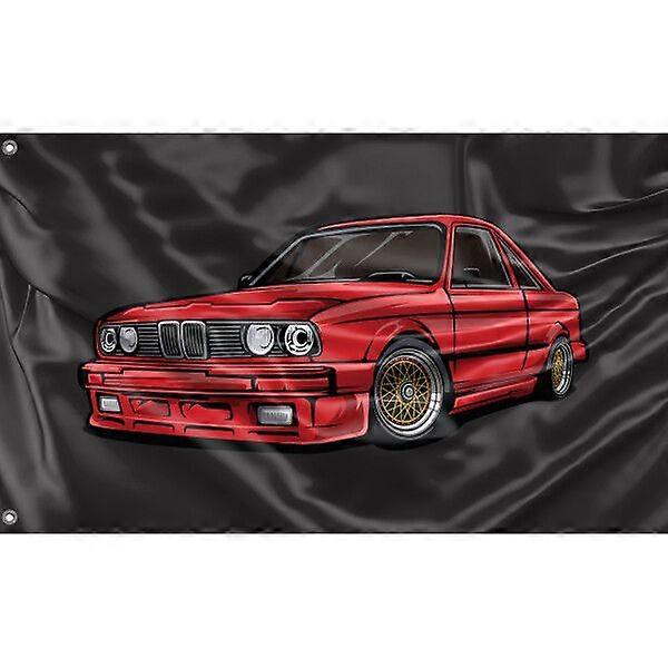Red Drift Car Flag FG454