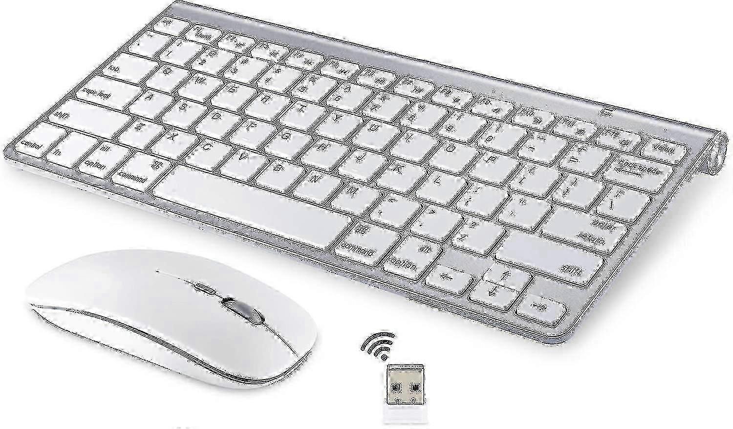 Wireless Keyboard And Mouse For Apple Imac Windows Or Android (2.4g Wireless)