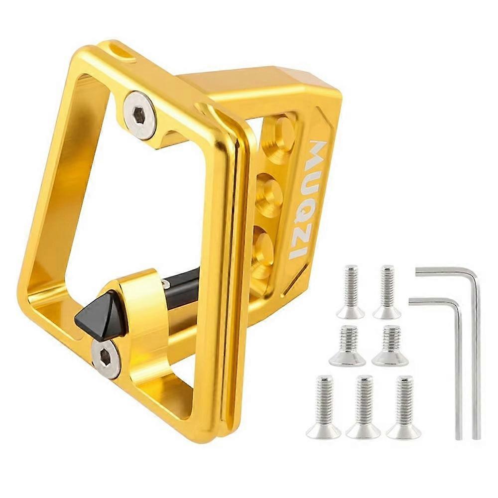 MUQZI Front Carrier Rack Mount 3-Hole Split Nose Hook for Folding Bike / Luggage Carrier Attachment