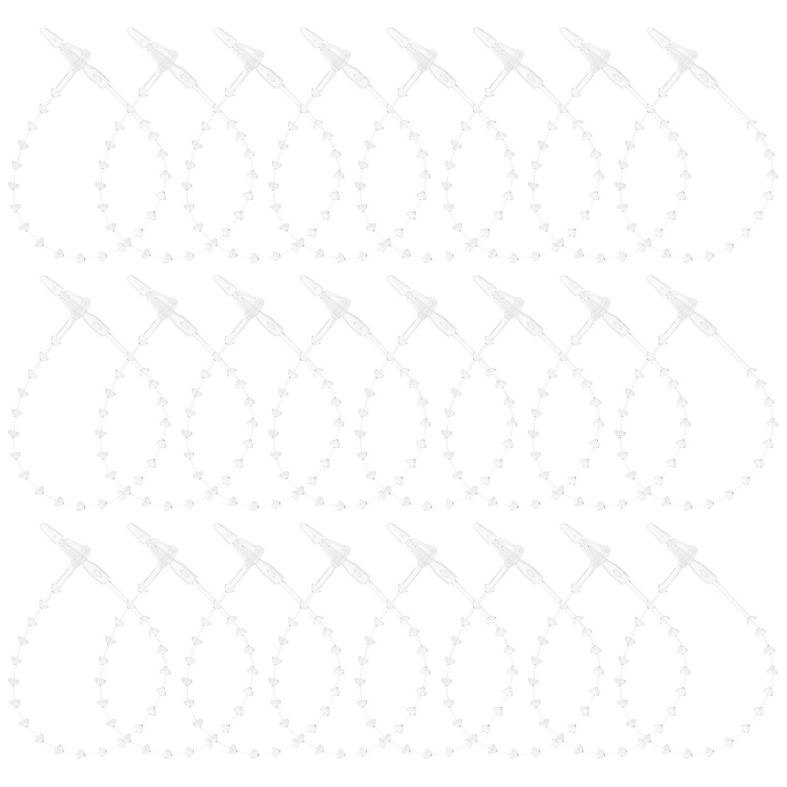 Plastic Tag Fastener Clothing Tag Snap Locks for Hanging 1Set
