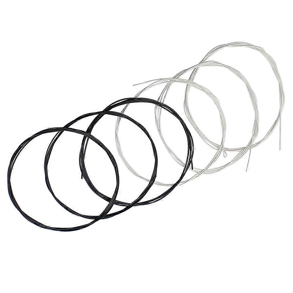 Folk Guitar Strings Replacement Set Comfortable Touch For Family Members And Friends 6Pcs