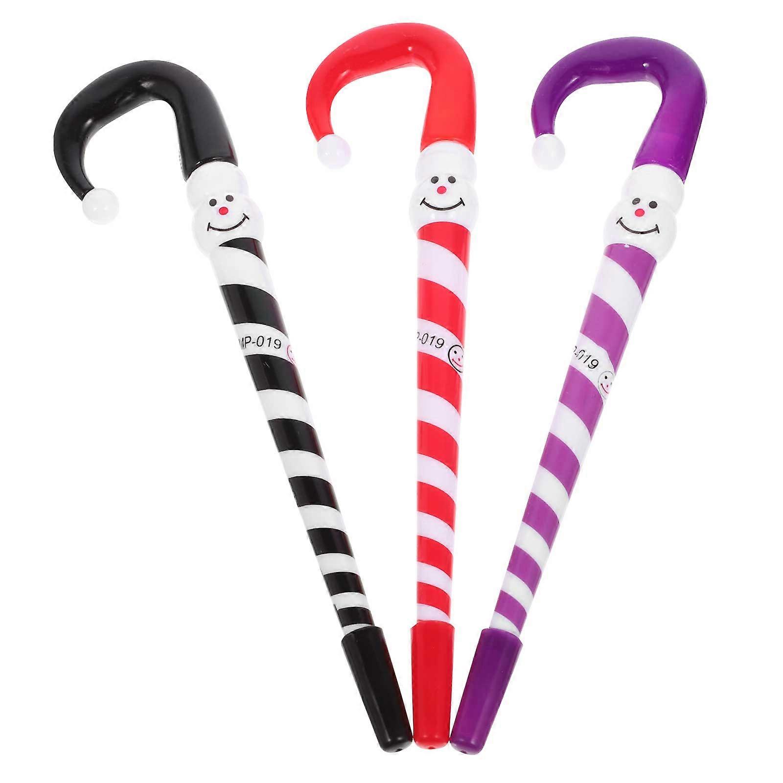 Christmas Style Pen for Kids Use 6Pcs Assorted Color Clay Ball Pen