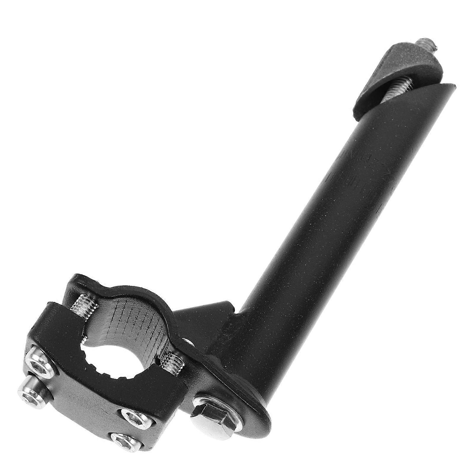 Black Bicycle Handlebar Stem Riser Metal Plastic Stem for Mountain Bike