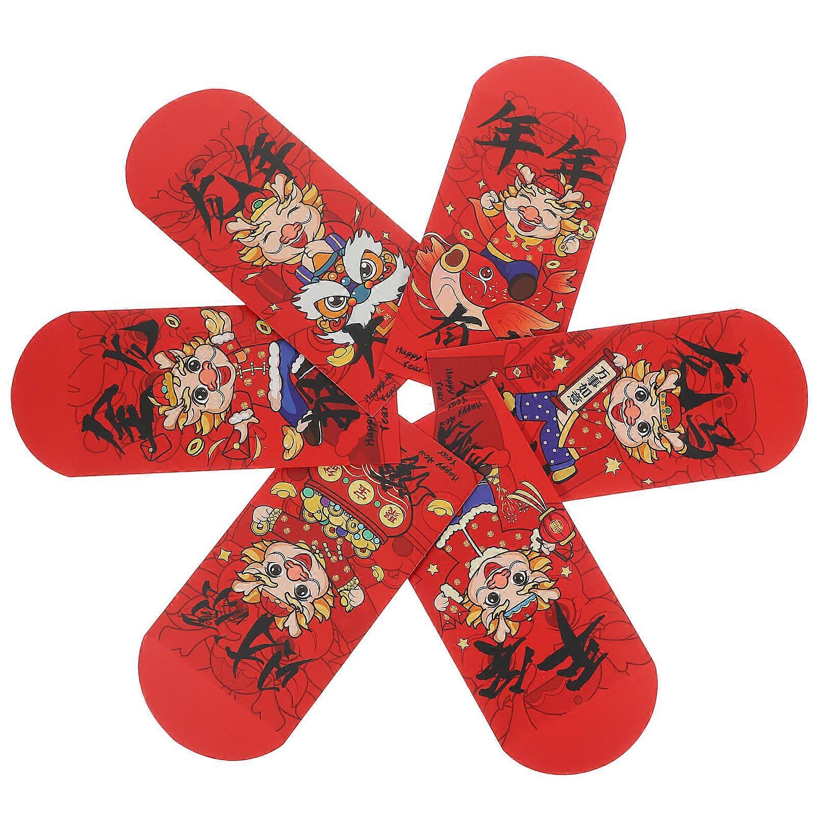 Chinese Style Red Envelopes Paper Red Envelopes for Money Packets 120Pcs
