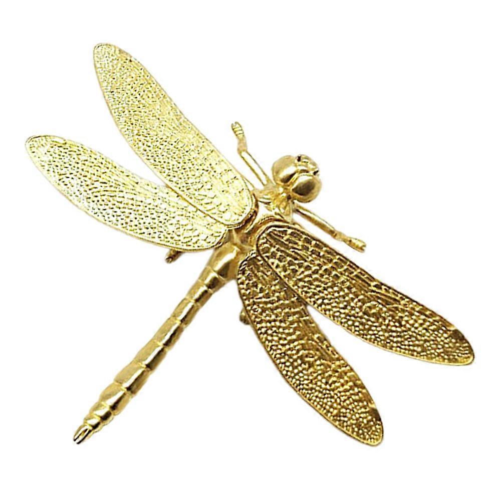 Miniature Dragonfly Brass Statue for 5Pcs Decorative Home Display
