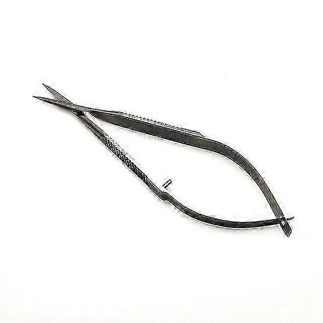 مقص الفولاذ المقاوم للصدأ الضغط على القاطع العين المفتوحة Microscissors أدوات مانيكير 12cm|cuticle مقص