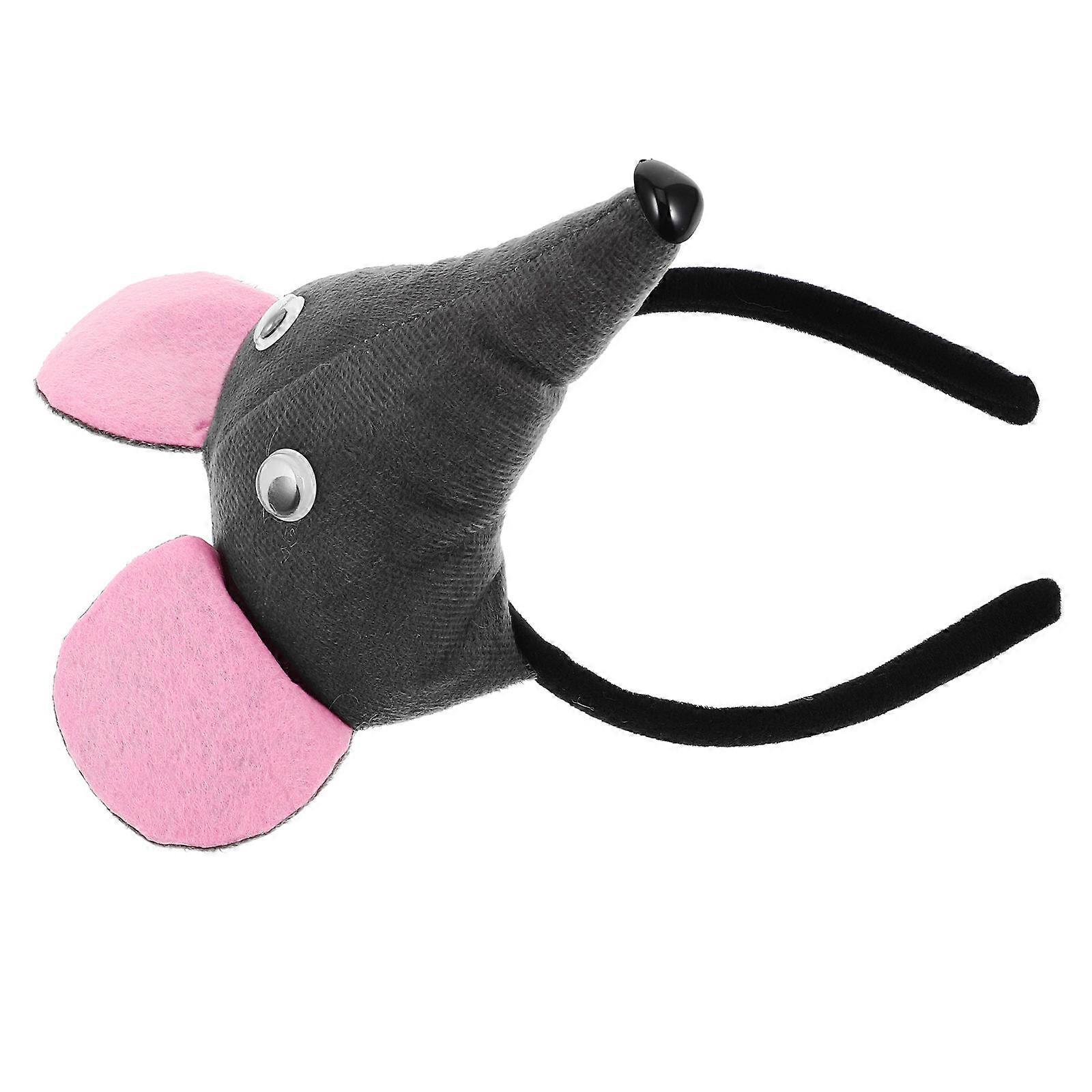 Festive 3D Mouse Head Shape Accessory For Children And Adults Assorted Color Playful Style 1Pack