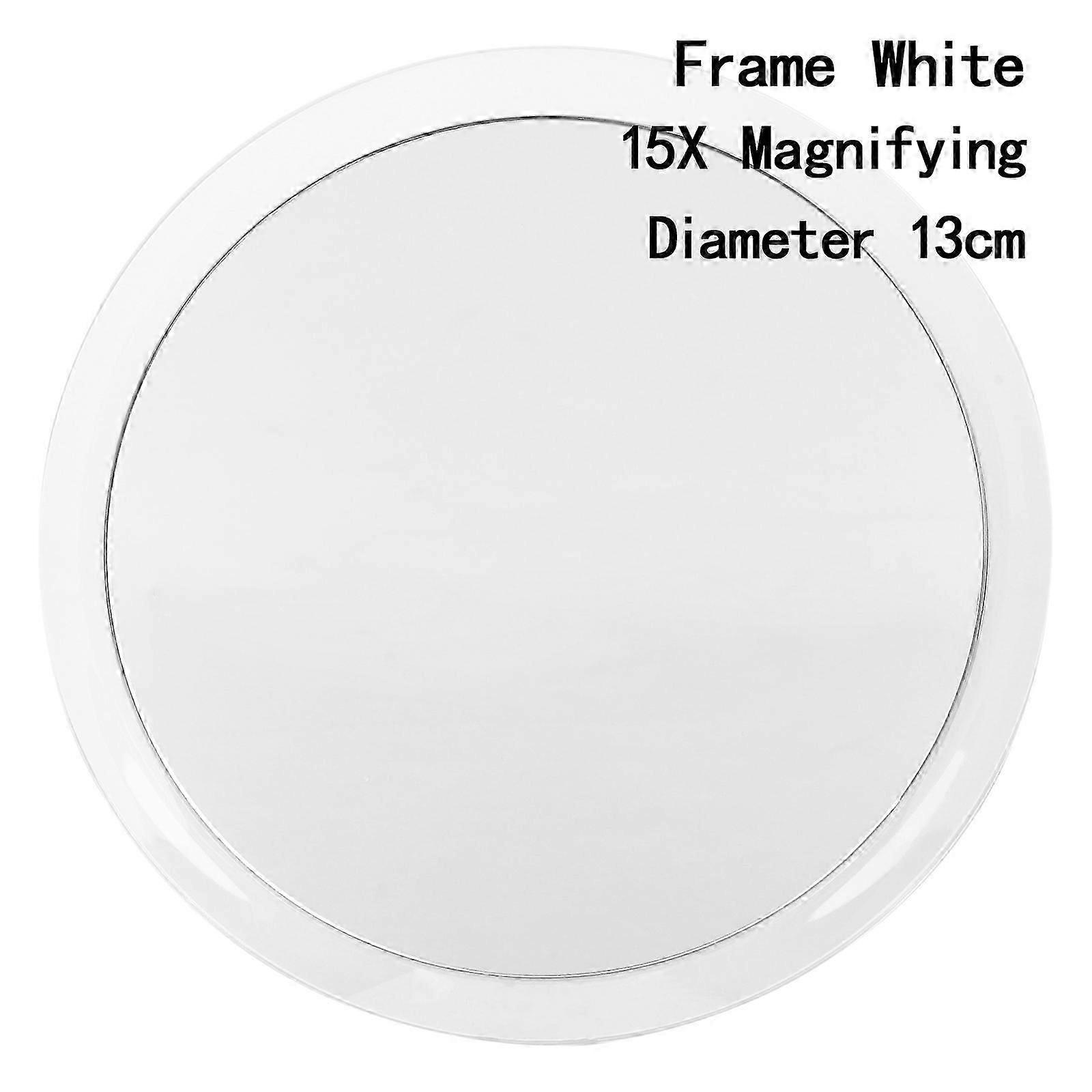 Luxora High Magnification Bathroom Mirror Flexible Makeup Mirror 20x Magnifying Mirror With 3 Suction Cups Cosmetics Tools Round Mirror