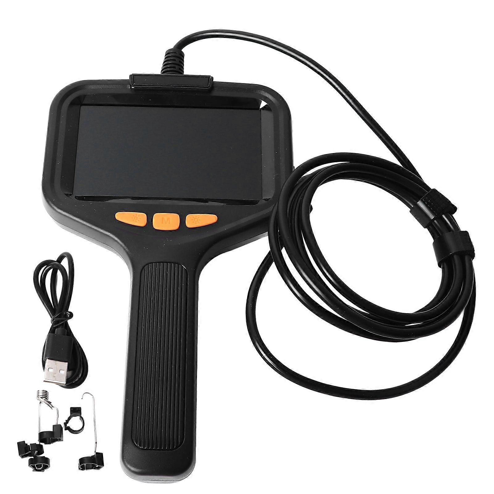 High quality  High-definition portable handheld car detector with screen 8mm lens pipeline