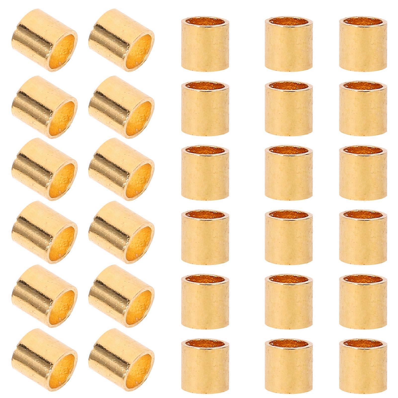 DIY Crimp Beads 900 Pcs Round Shape For Handcraft Beads Crafting Supplies Smooth Surface For Creative Projects