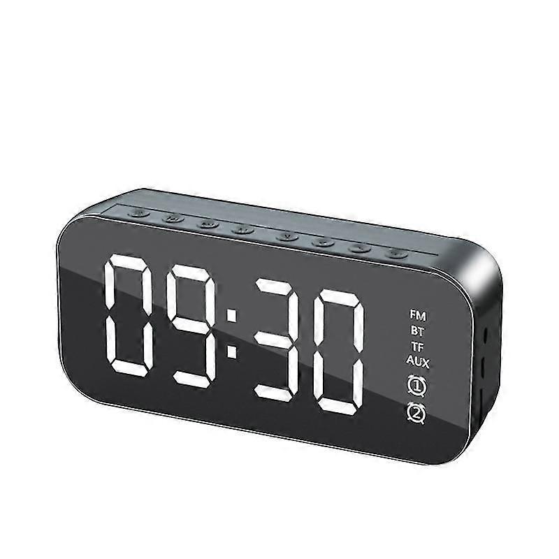 Multifunctional LED digital alarm clock and bluetooth speaker
