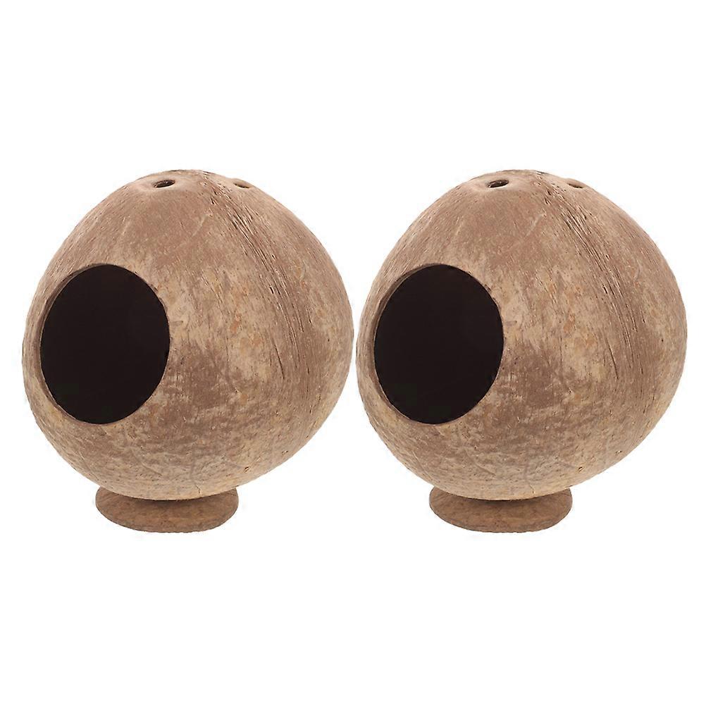 Coconuts Shell Rat House Ideal For Pets Hamster Hideaway Comfortable Exercise Place 10 Pcs