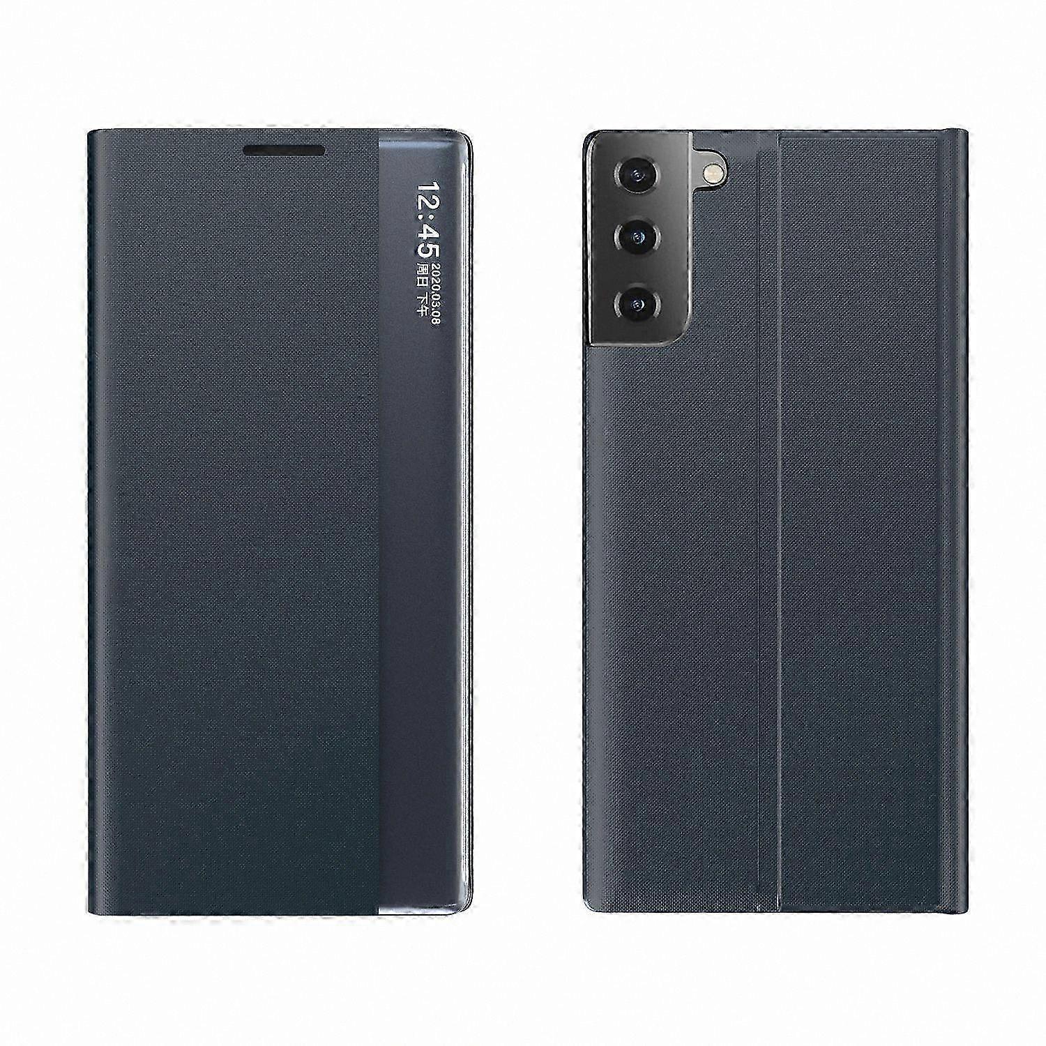 PU Leather Stand Case with View Window for 4G 5G Phones