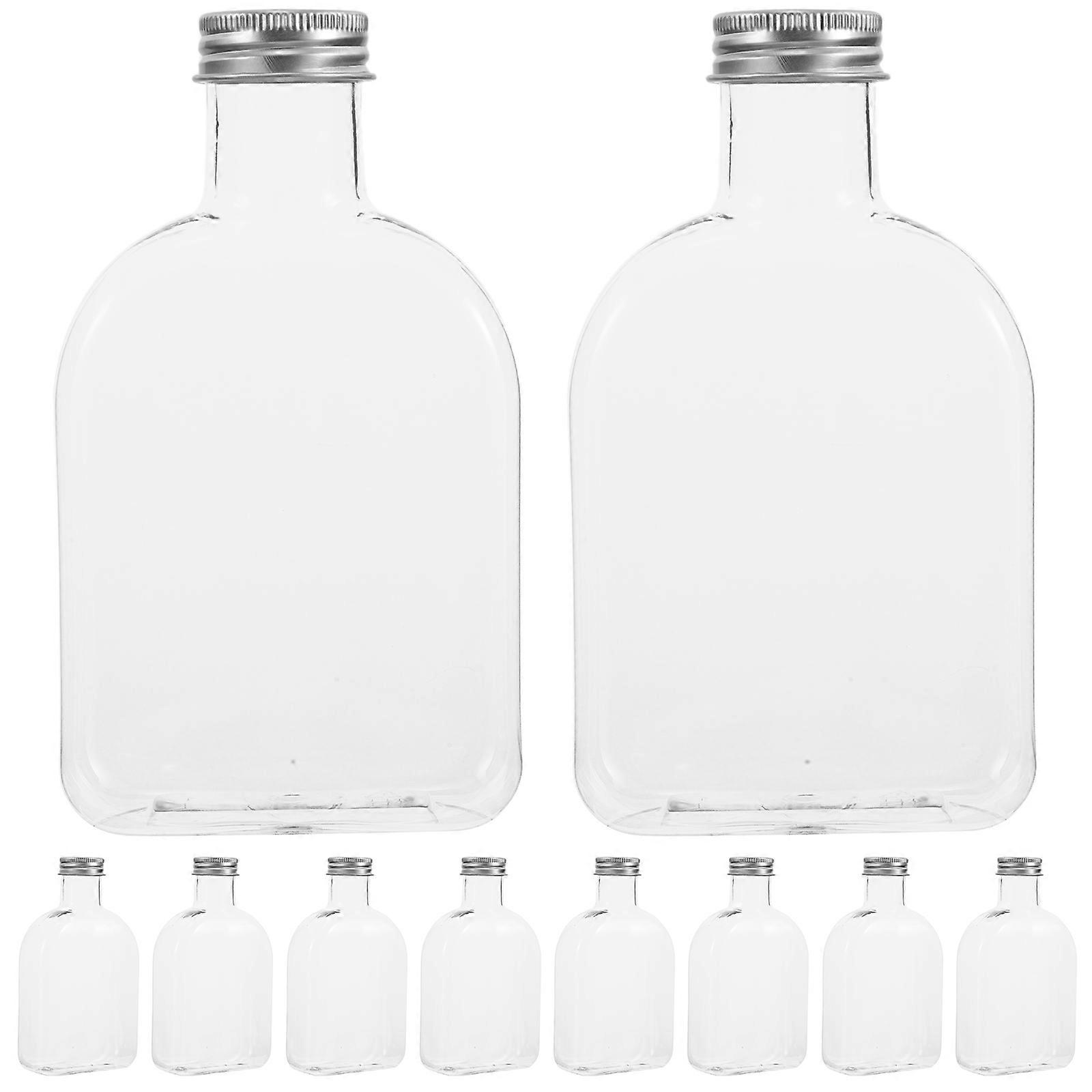 Reusable Plastic Juice Bottle for Storage 45Pcs Transparent Drink Containers