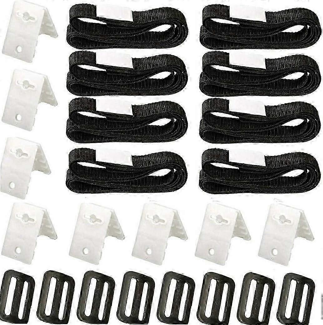 2025 Latest Model  Pool Cover Straps Set of Solar Cover Accessory for Universal In Ground Garden