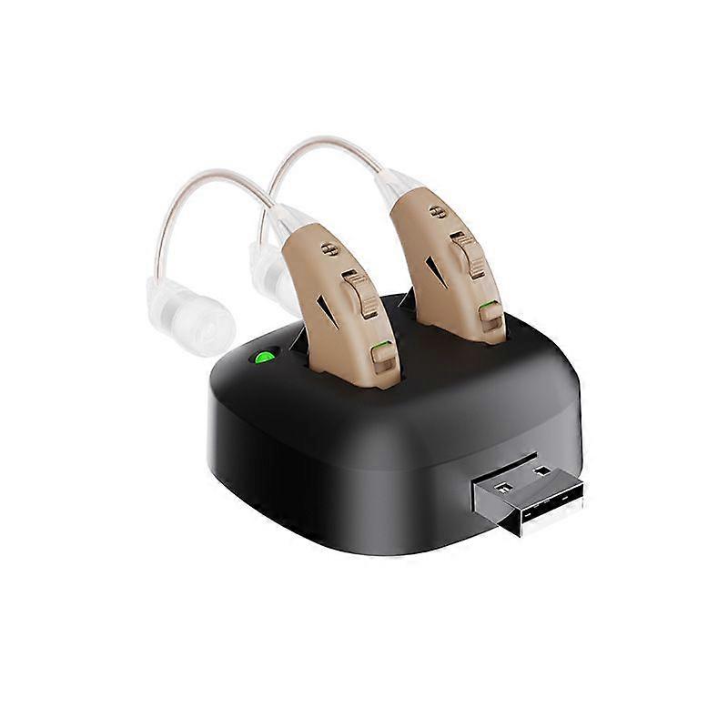 Digital Hearing Aids - (Pair) Noise Cancelling, MEDca Rechargeable USB Dock, No