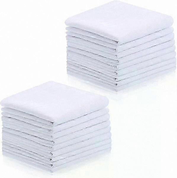 Soft Cotton Handkerchiefs for Men, 18-Pack, Versatile and Comfortable for Various Uses