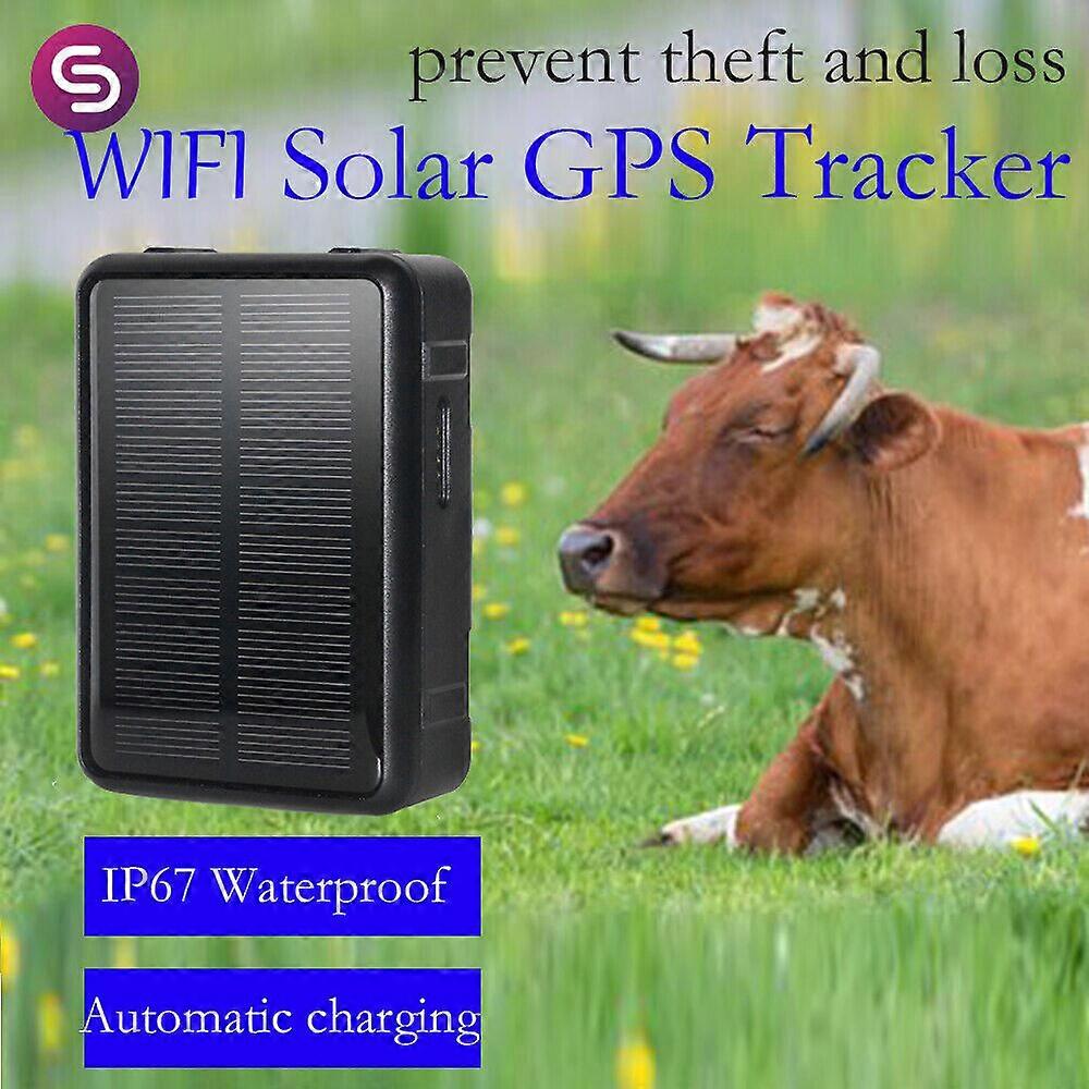 Localizzatore GPS per pecore, mucche e bovini, potente localizzatore solare, lunga durata in standby, 9000 mAh