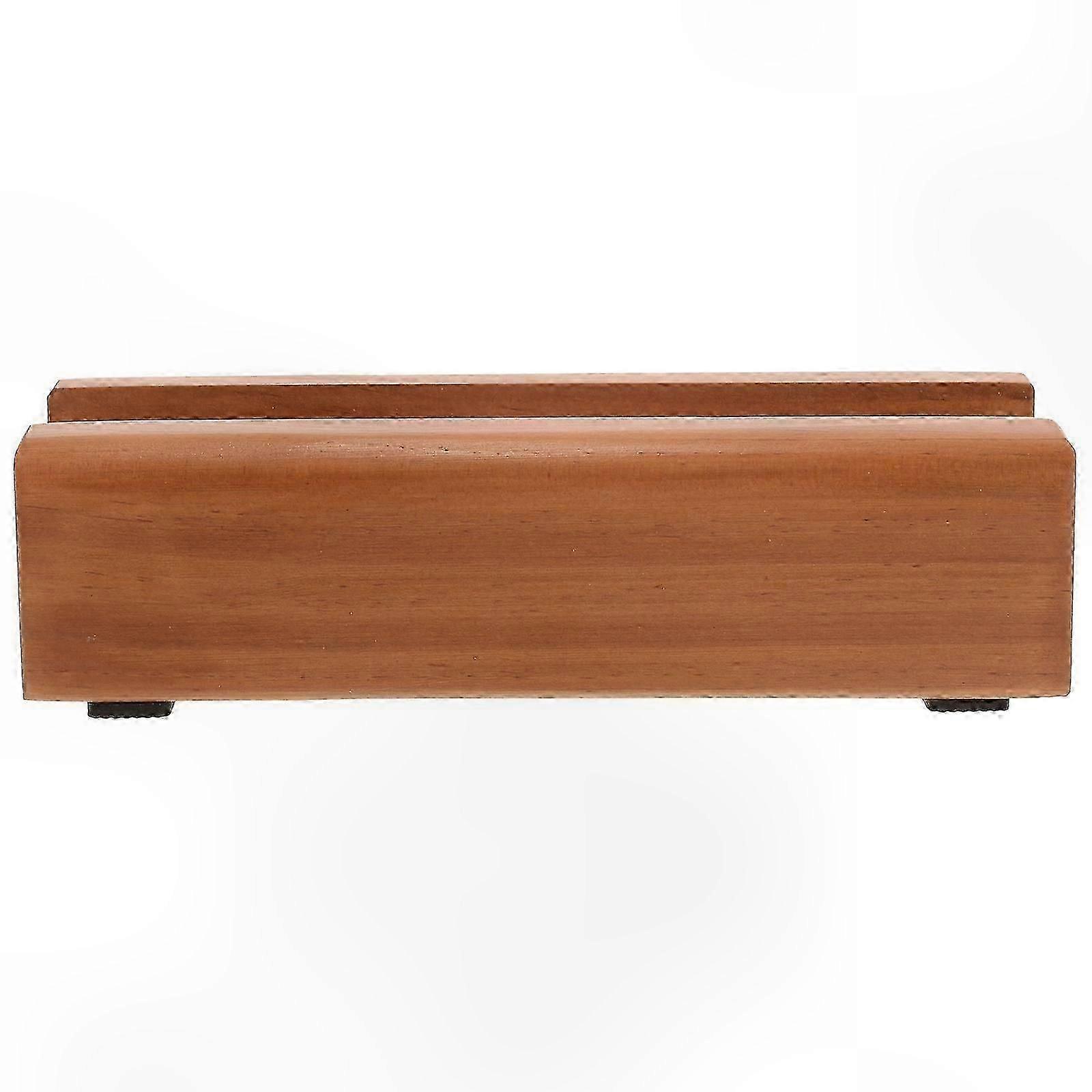 Support de miroir de sol en bois massif robuste, support de base de miroir pleine longueur