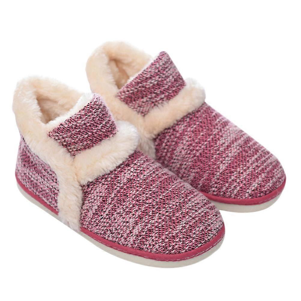 Cozy Plush Slippers For Women Dining Room Use In Red 1 Pair