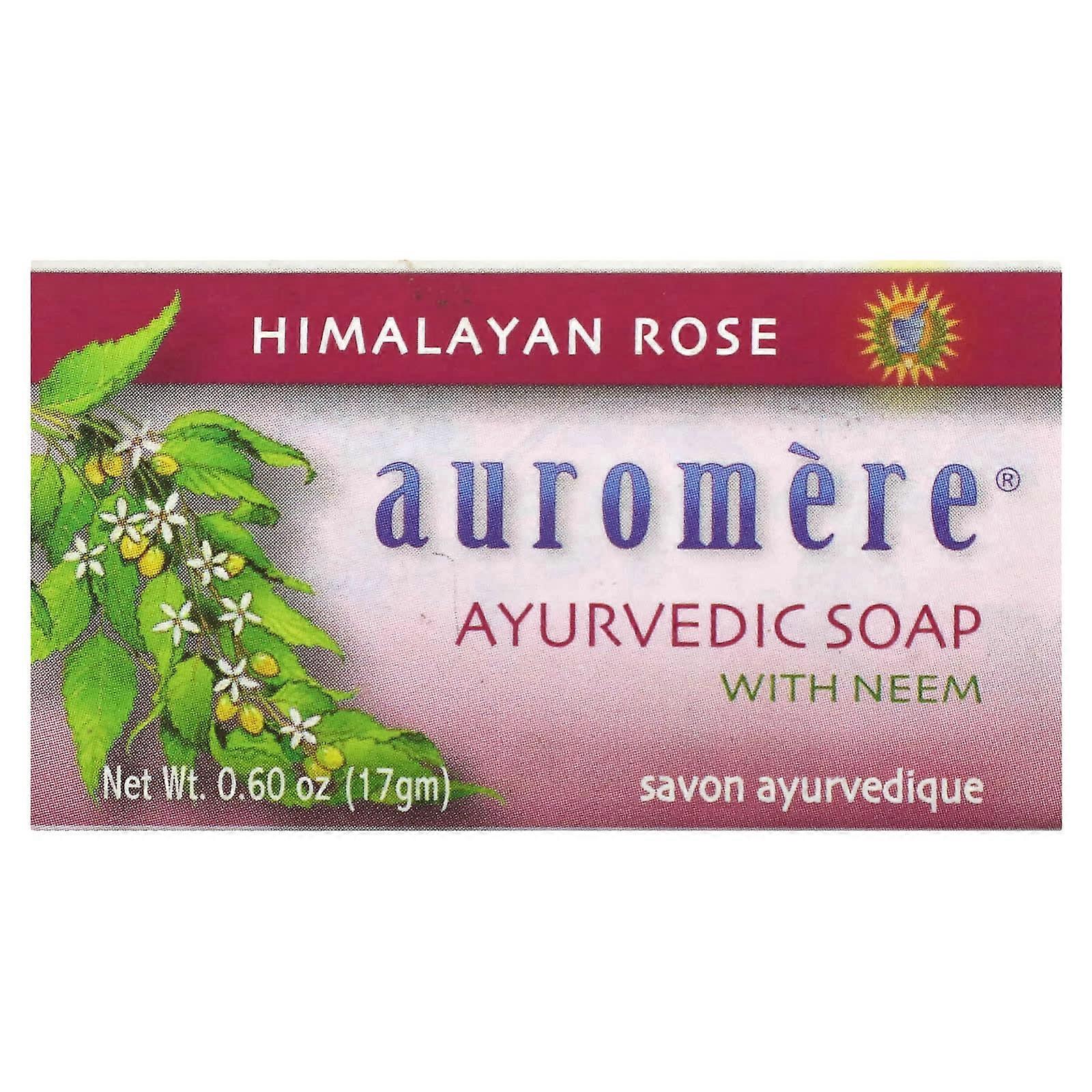 Ayurvedic Bar Soap with Neem, Himalayan Rose, 0.6 oz (17 g)