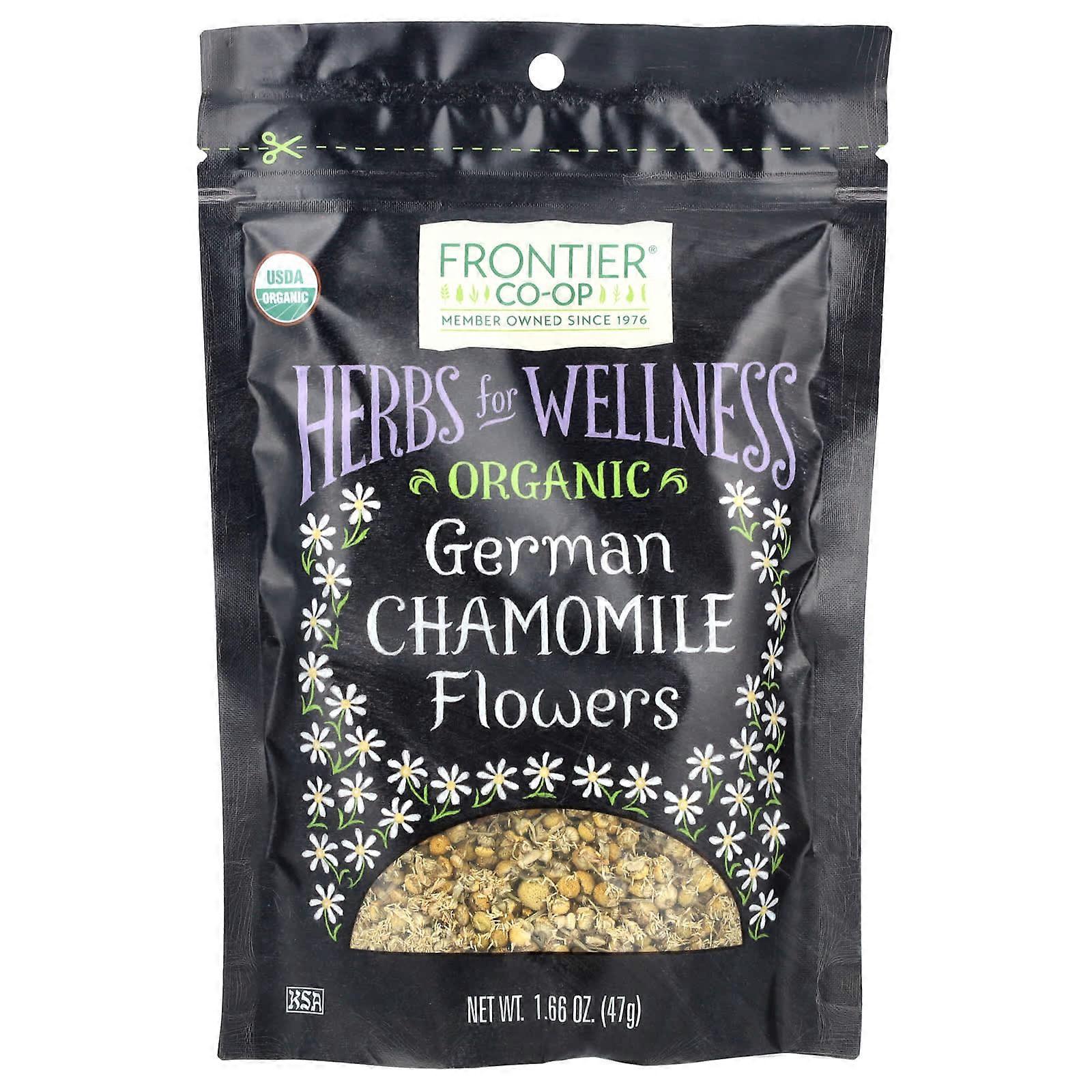 Organic German Chamomile Flowers, 1.66 oz (47 g)