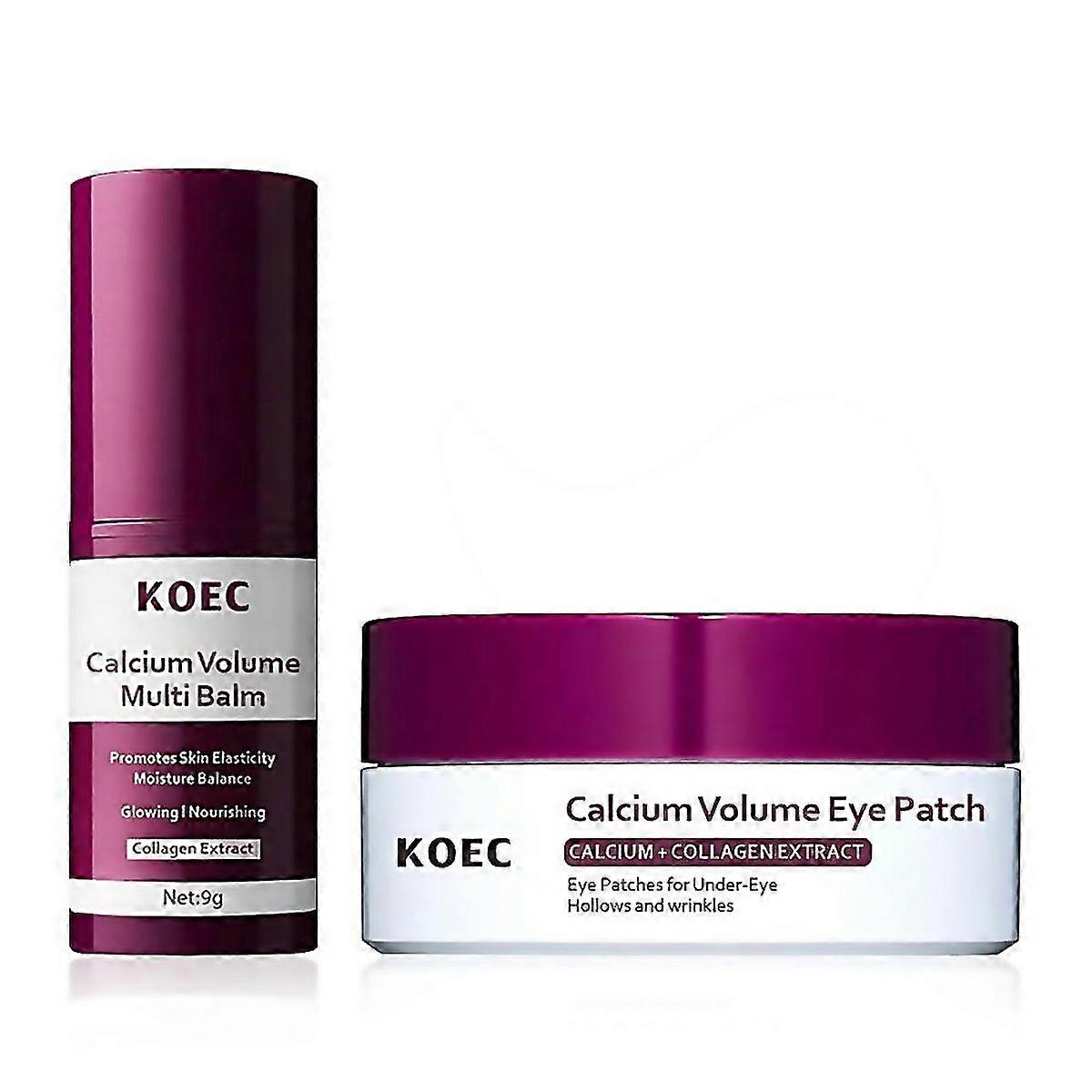 For Calcium Multi Balm And Eye Patch Set Calcium Volume Multi Balm Calcium Volume Eye Patch Wrinkle