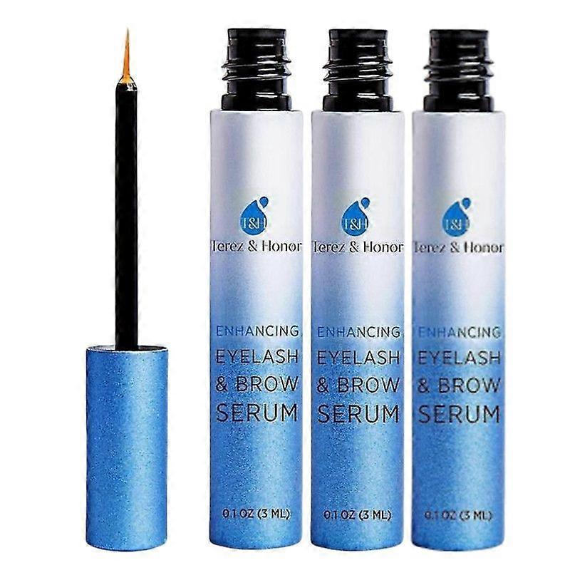 3ml Eyelash Growth Serum Lengthen Thicken Volumize Eyelashes Curl Eyebrows Gentle And Effective Non-irritating Sensitive Skin