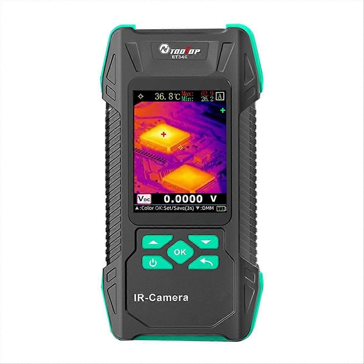 ET34C Thermal Imaging Camera ISR 240x240 with Macro Lens Handheld Thermal Imager for HVAC Pipe Ins