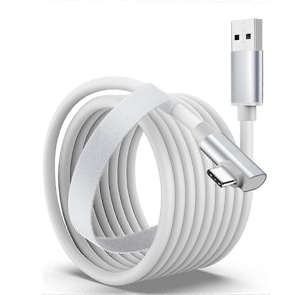 For Quest 2/Pico 4/Quest 3 USB-C Link Cable Fast Data Transfer for Seamless VR Gaming and PC Connectivity